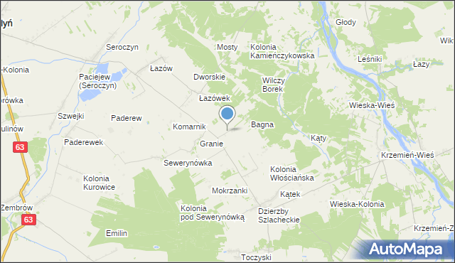 mapa Zgórek, Zgórek na mapie Targeo